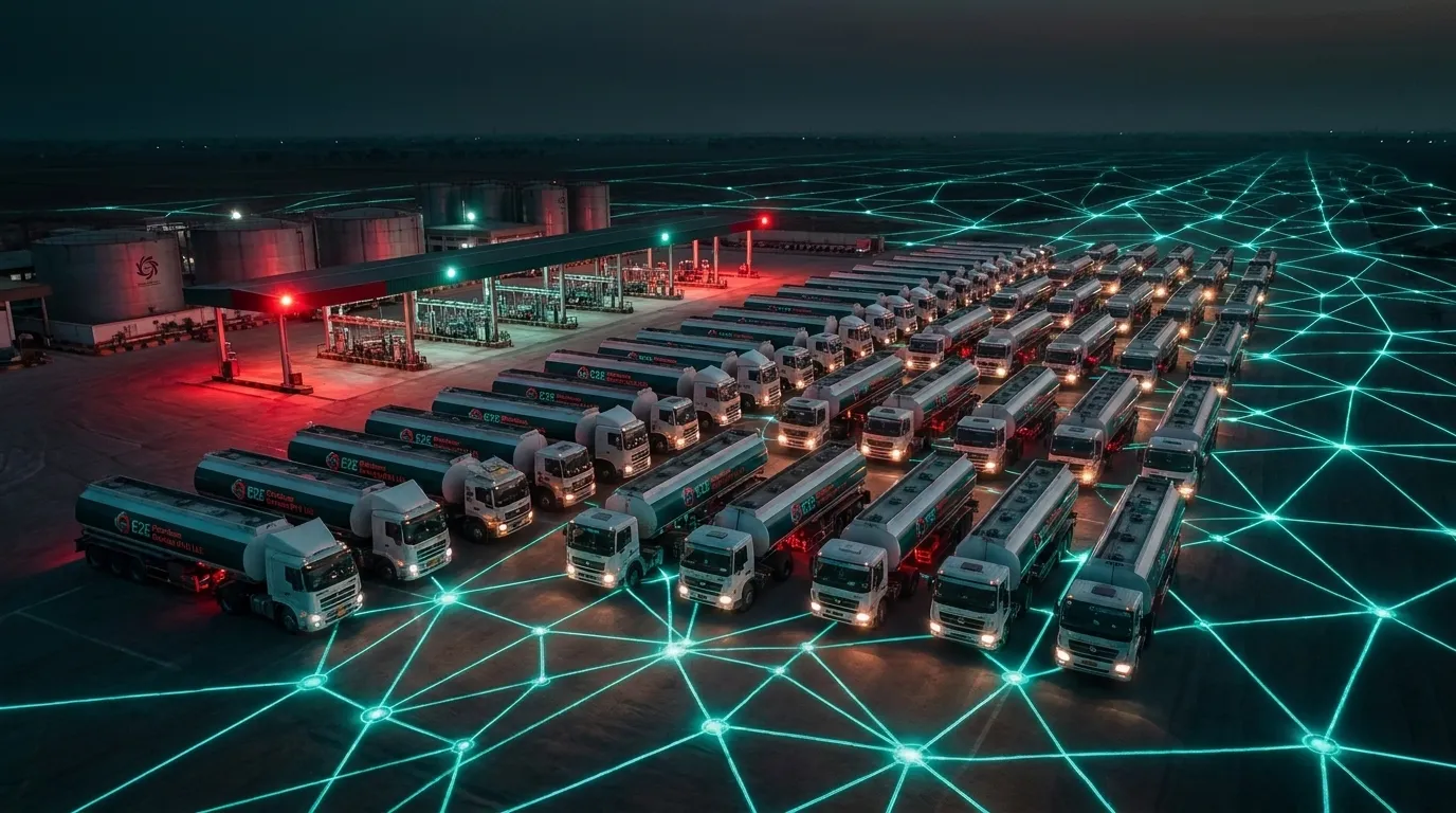 E2E Petroleum Services fleet - Pakistan's largest doorstep fuel delivery network